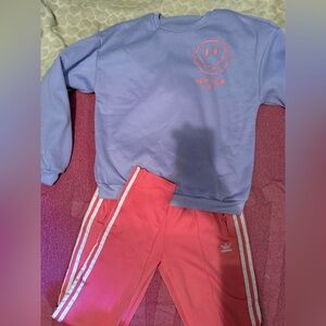Adidas Pants Outfit w/ Sweatshirt